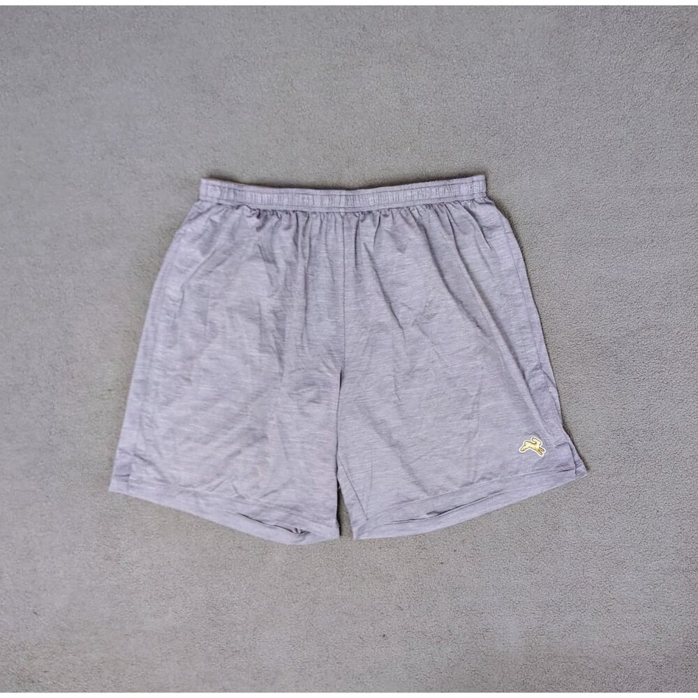 Tracksmith Mens Shorts Large Session Lined 7" Blue Gray Running Performance Logo
